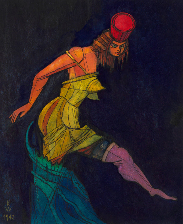 Karl Wiener — Untitled (from The 150 Sheets, No. 33) | Expressionist Art Print