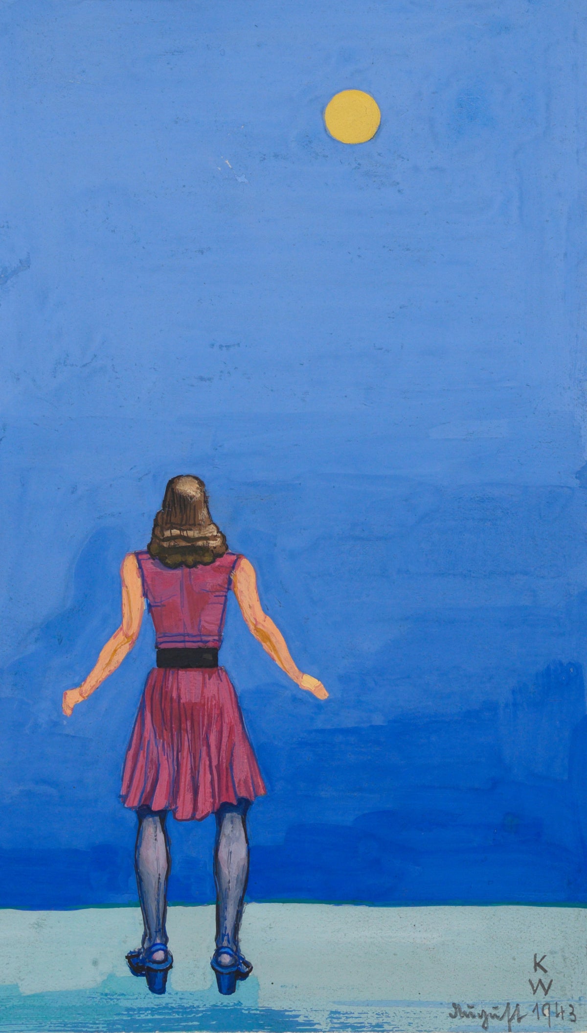 Karl Wiener — Untitled (from The 150 Sheets, No. 34) | Expressionist Art Print