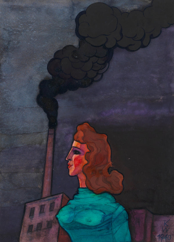 Karl Wiener — Untitled (from The 150 Sheets, No. 4) | Expressionist Art Print
