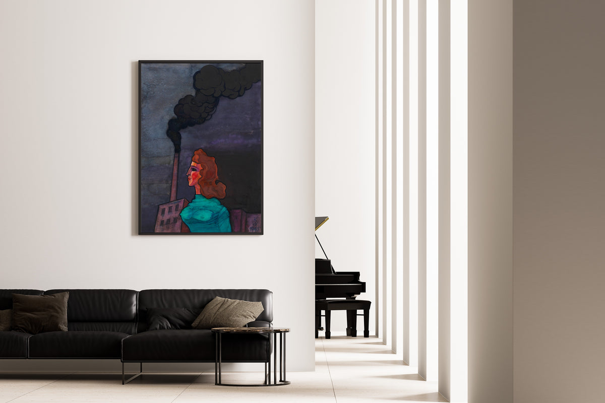 Karl Wiener — Untitled (from The 150 Sheets, No. 4) | Expressionist Art Print