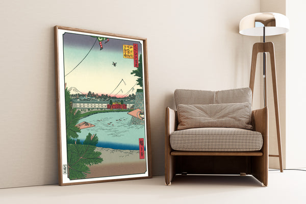 Utagawa Hiroshige — Hibiya and Soto-Sakurada from Yamashita-chō | Japanese Woodblock Print (Ukiyo-e)