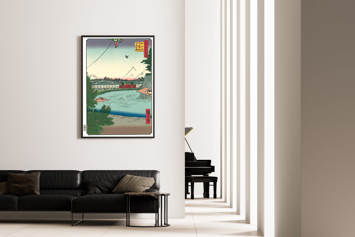 Utagawa Hiroshige — Hibiya and Soto-Sakurada from Yamashita-chō | Japanese Woodblock Print (Ukiyo-e)