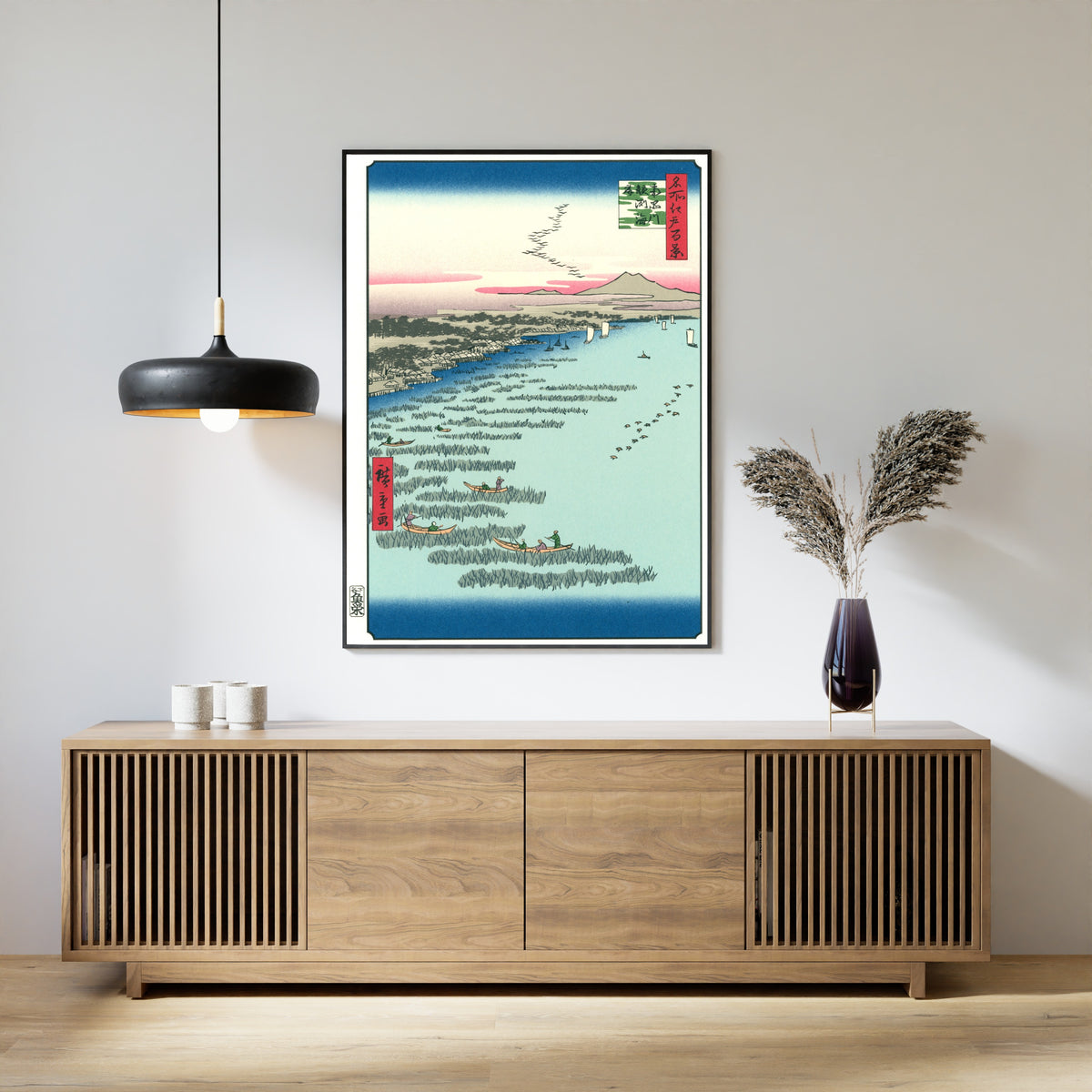 Utagawa Hiroshige — Minami Shinagawa and Samezu Coast | Japanese Woodblock Print (Ukiyo-e)