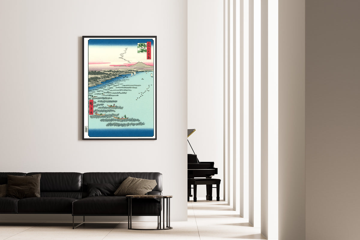 Utagawa Hiroshige — Minami Shinagawa and Samezu Coast | Japanese Woodblock Print (Ukiyo-e)