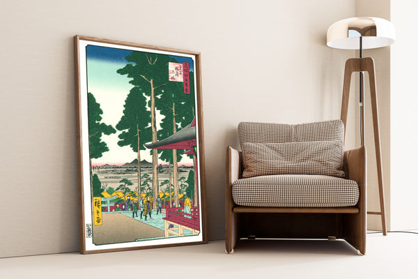 Utagawa Hiroshige — The Ōji Inari Shrine | Japanese Woodblock Print (Ukiyo-e)