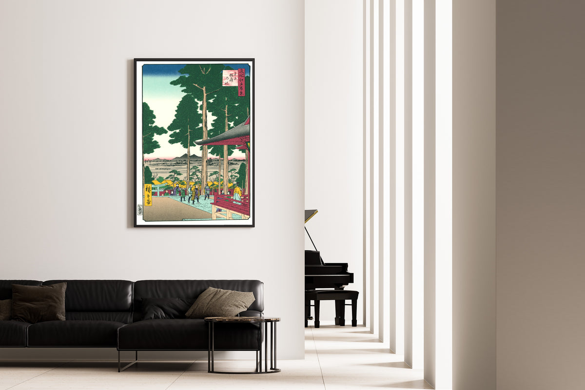 Utagawa Hiroshige — The Ōji Inari Shrine | Japanese Woodblock Print (Ukiyo-e)