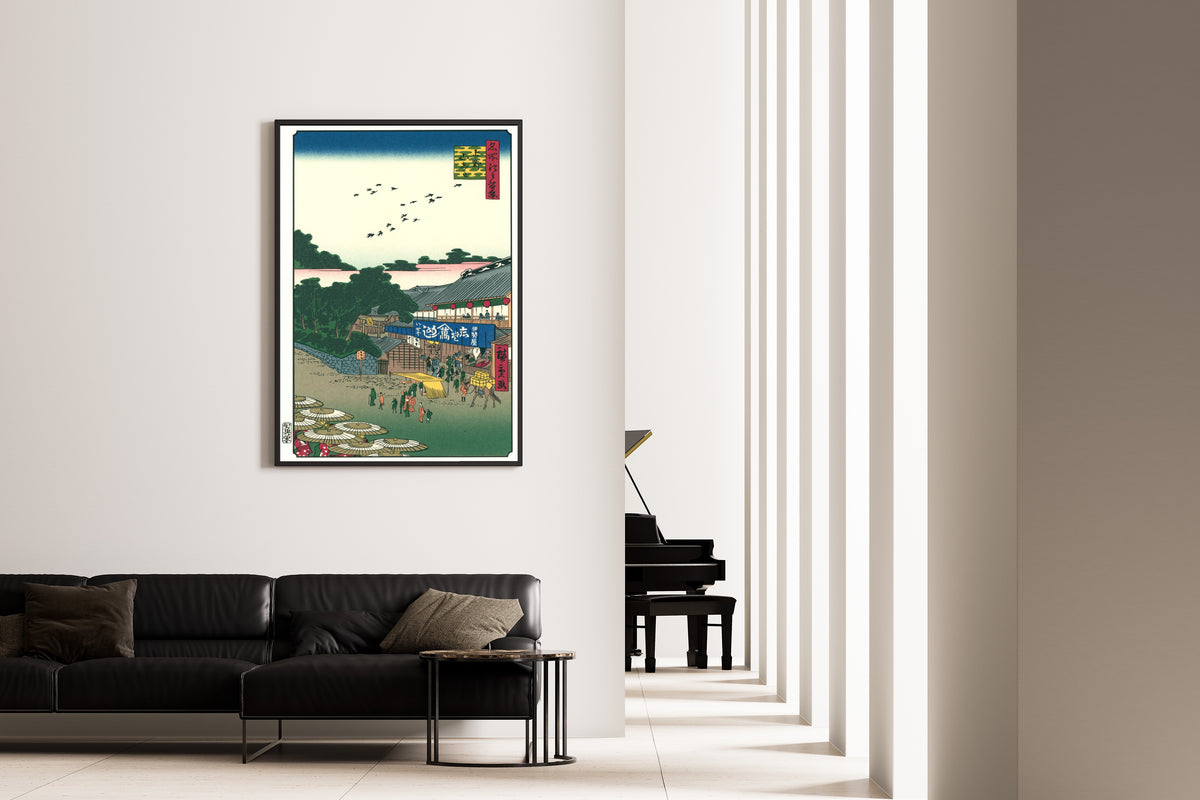 Utagawa Hiroshige — Ueno Yamashita | Japanese Woodblock Print (Ukiyo-e)
