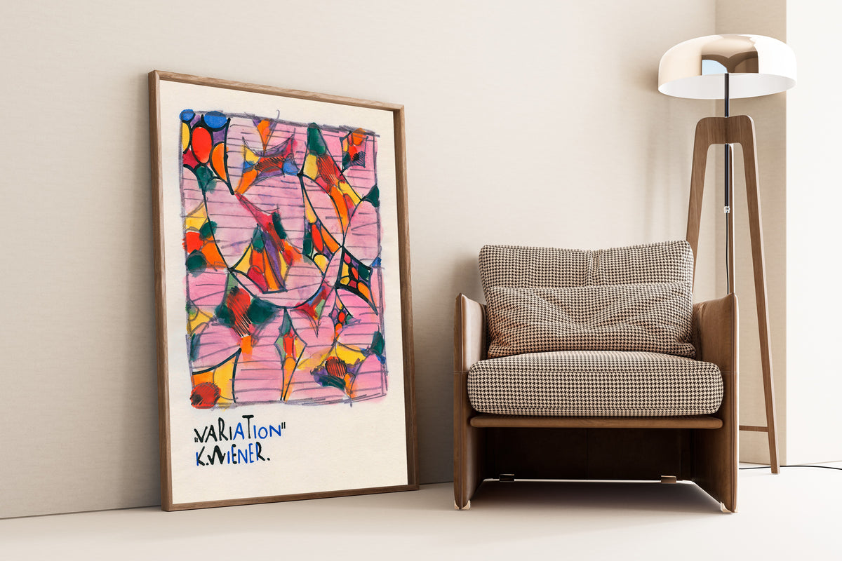 Karl Wiener — Variation | Abstract Art Print