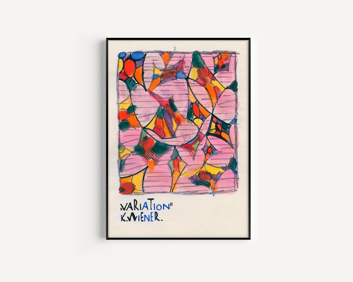 Karl Wiener — Variation | Abstract Art Print