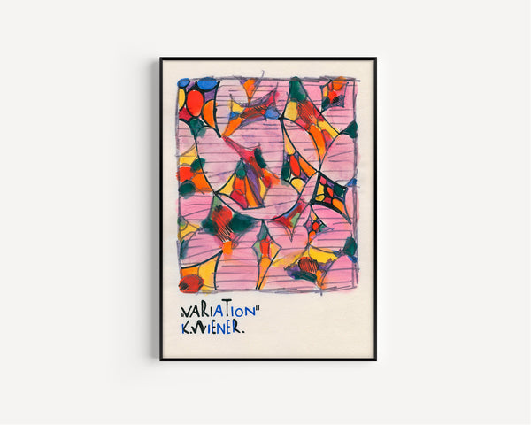 Karl Wiener — Variation | Abstract Art Print