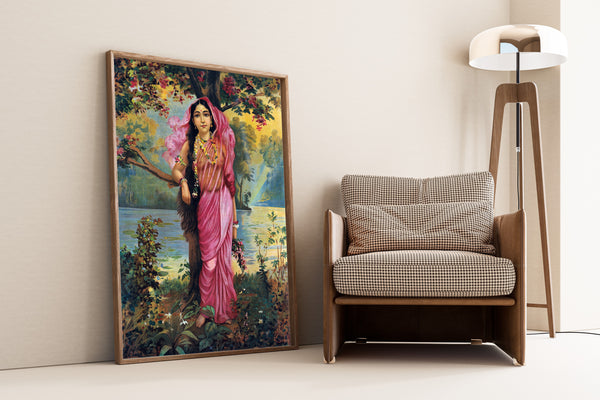 Ravi Varma Press — Vasantika | Fine Art Print