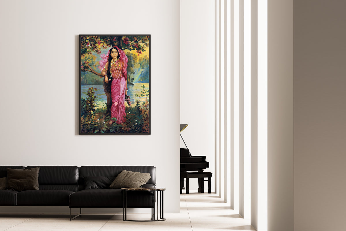 Ravi Varma Press — Vasantika | Fine Art Print