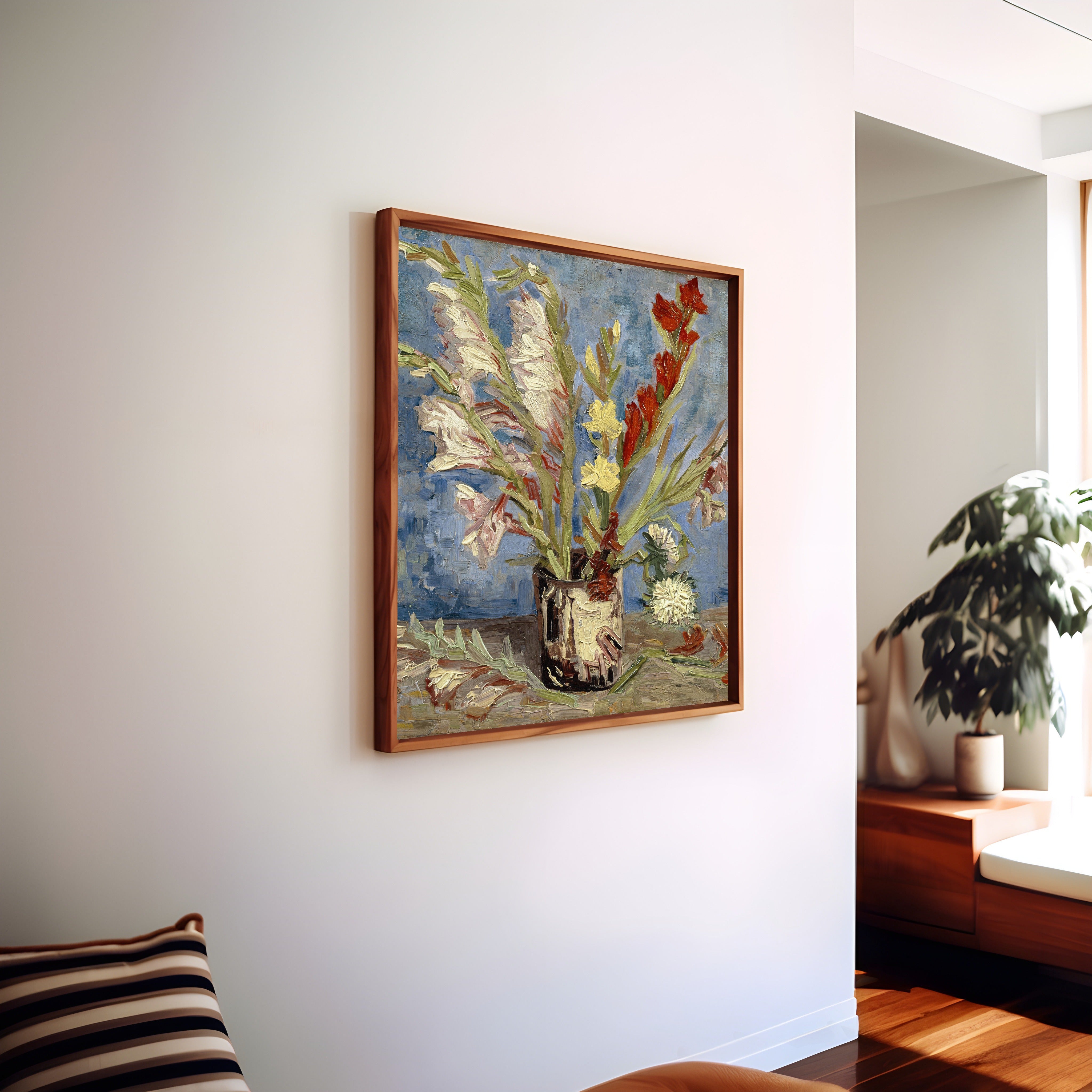 Vincent van Gogh — Vase with Gladioli and China Asters | Fine Art Print