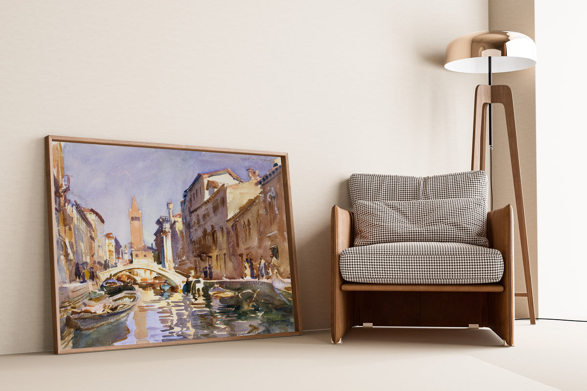 John Singer Sargent — Venetian Canal | Fine Art Print