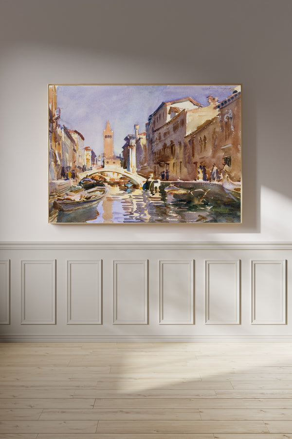 John Singer Sargent — Venetian Canal | Fine Art Print