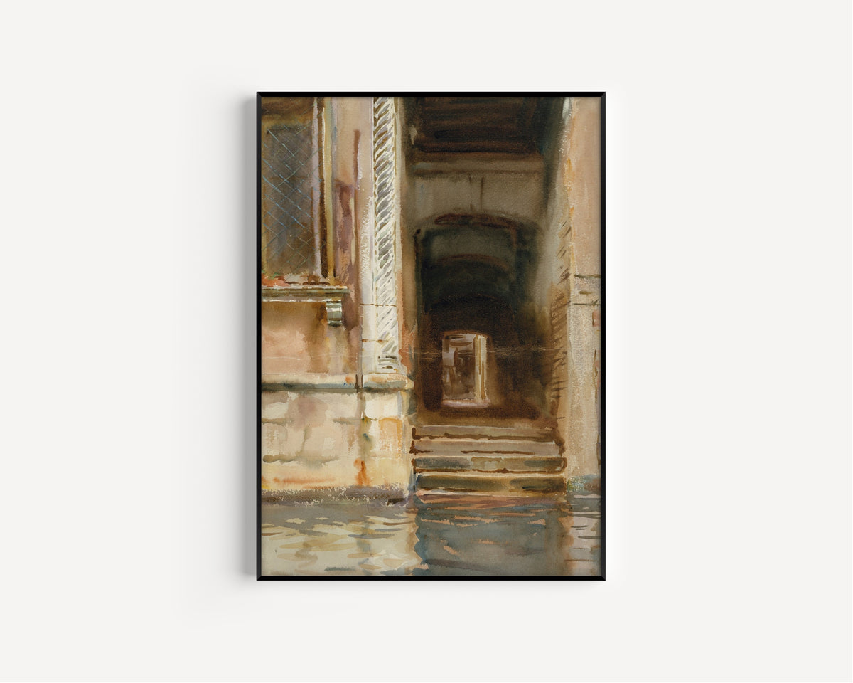 John Singer Sargent — Venetian Passageway | Fine Art Print