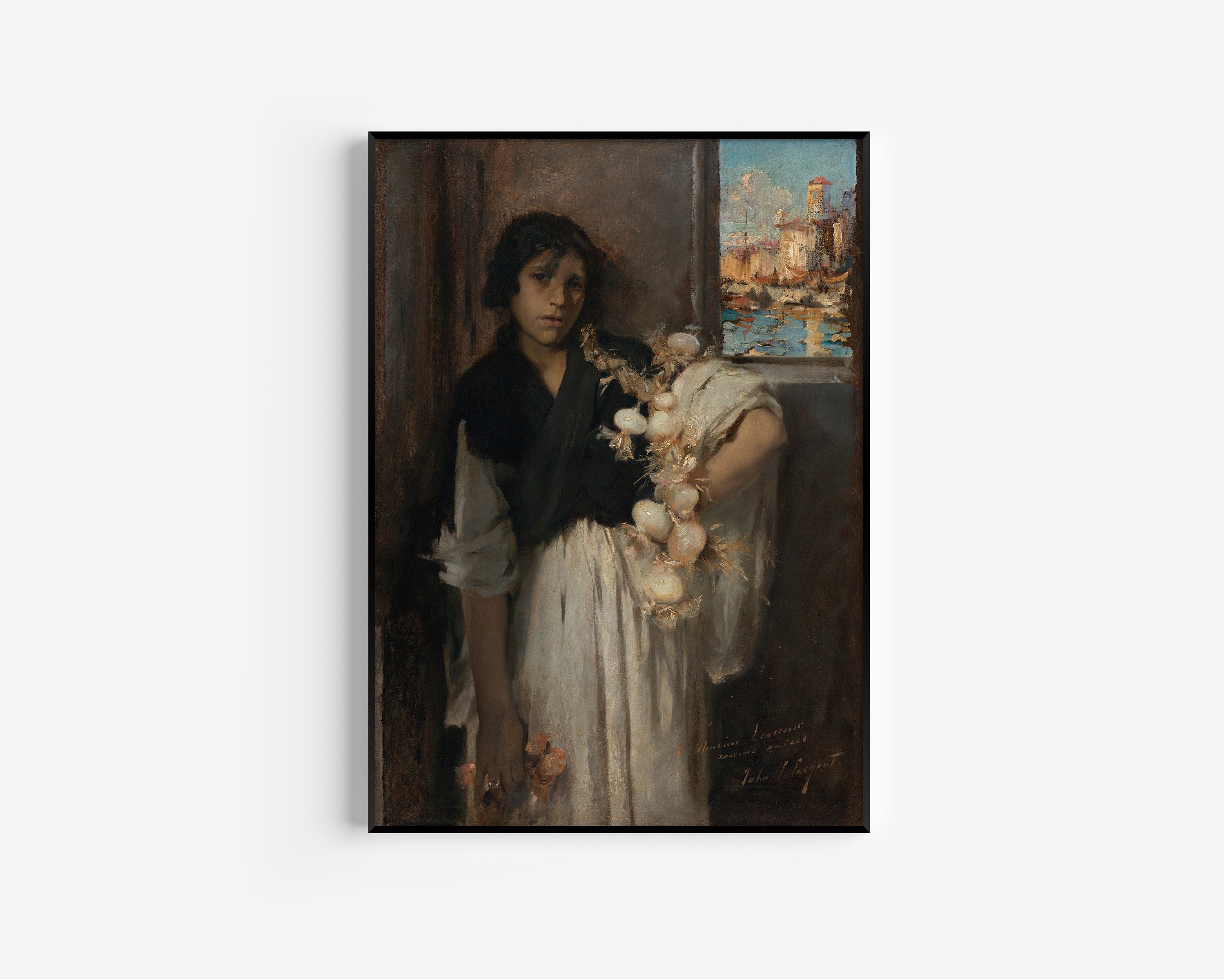 John Singer Sargent — Venetian Onion Seller | Fine Art Print