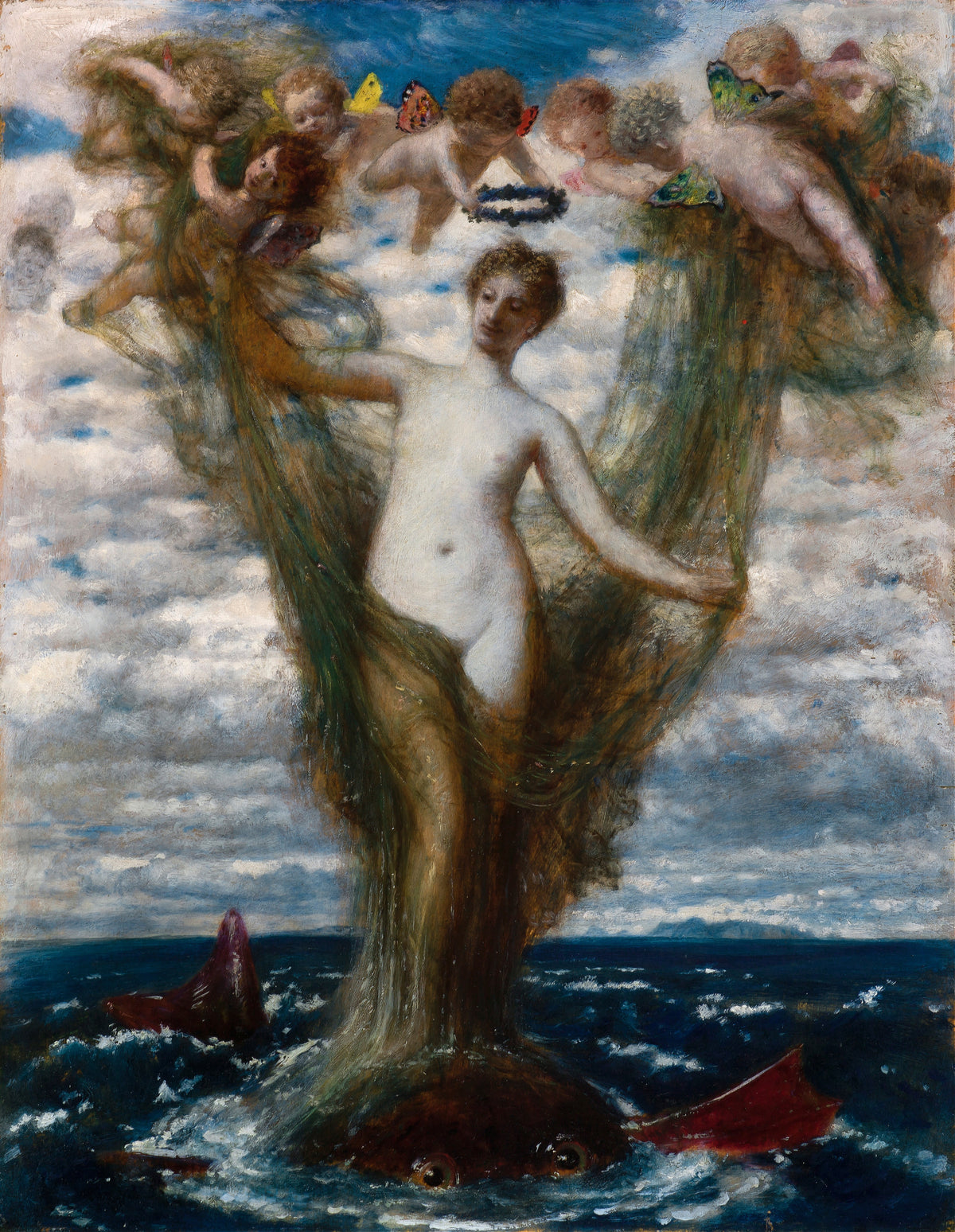 Arnold Böcklin — Venus Anadyomene | Symbolist Art Print