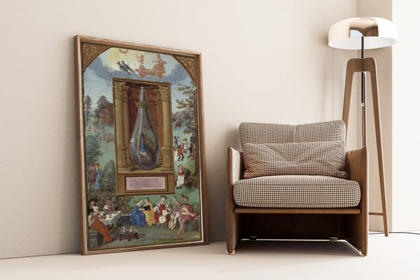 Splendor Solis — Venus and Her Children | Illuminated Manuscript Print