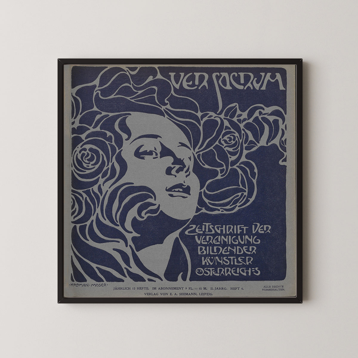 Koloman Moser — Ver Sacrum Cover (Heft 4) | Lithograph Print