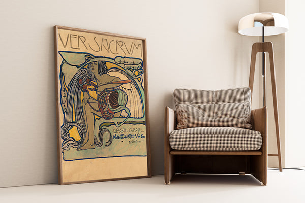 Koloman Moser — Ver Sacrum cover, Erste Grosse Kunstausstellung | Fine Art Print