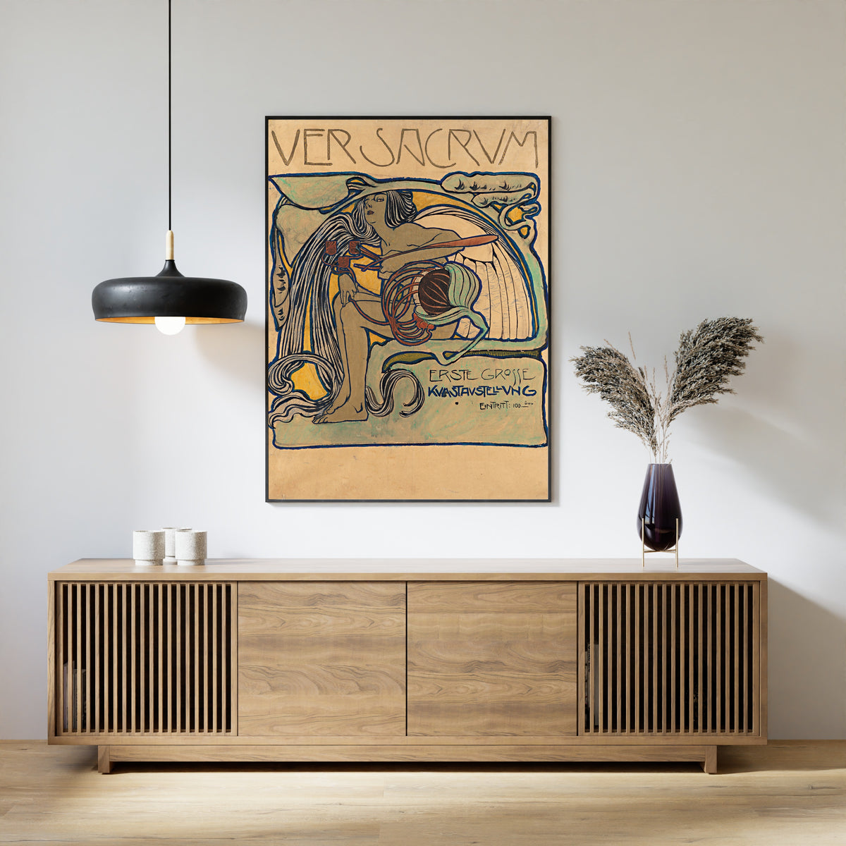 Koloman Moser — Ver Sacrum cover, Erste Grosse Kunstausstellung | Fine Art Print