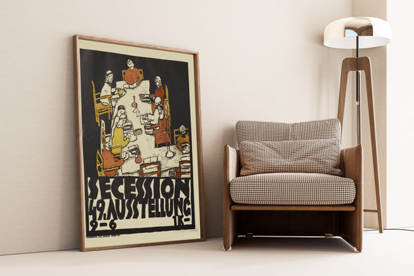 Egon Schiele — Vienna Secession 49th Exhibition Poster | Vintage Poster Print