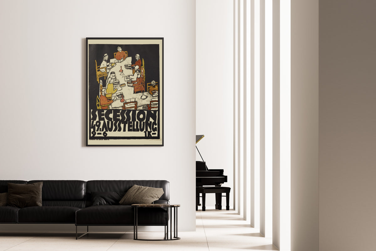 Egon Schiele — Vienna Secession 49th Exhibition Poster | Vintage Poster Print