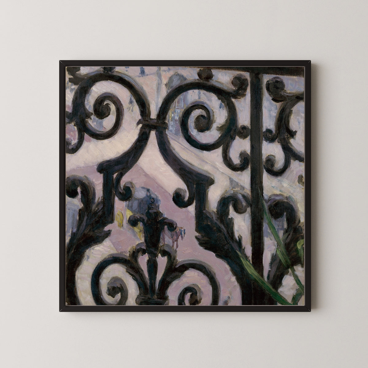 Gustave Caillebotte — View Seen Through a Balcony | Fine Art Print