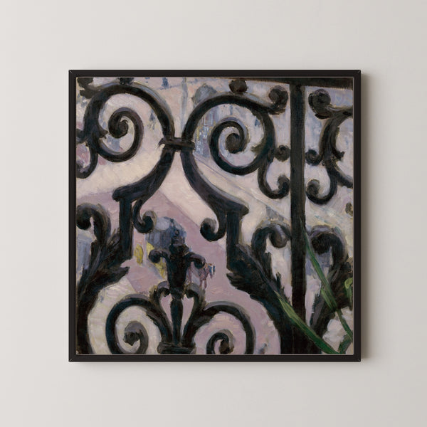 Gustave Caillebotte — View Seen Through a Balcony | Fine Art Print