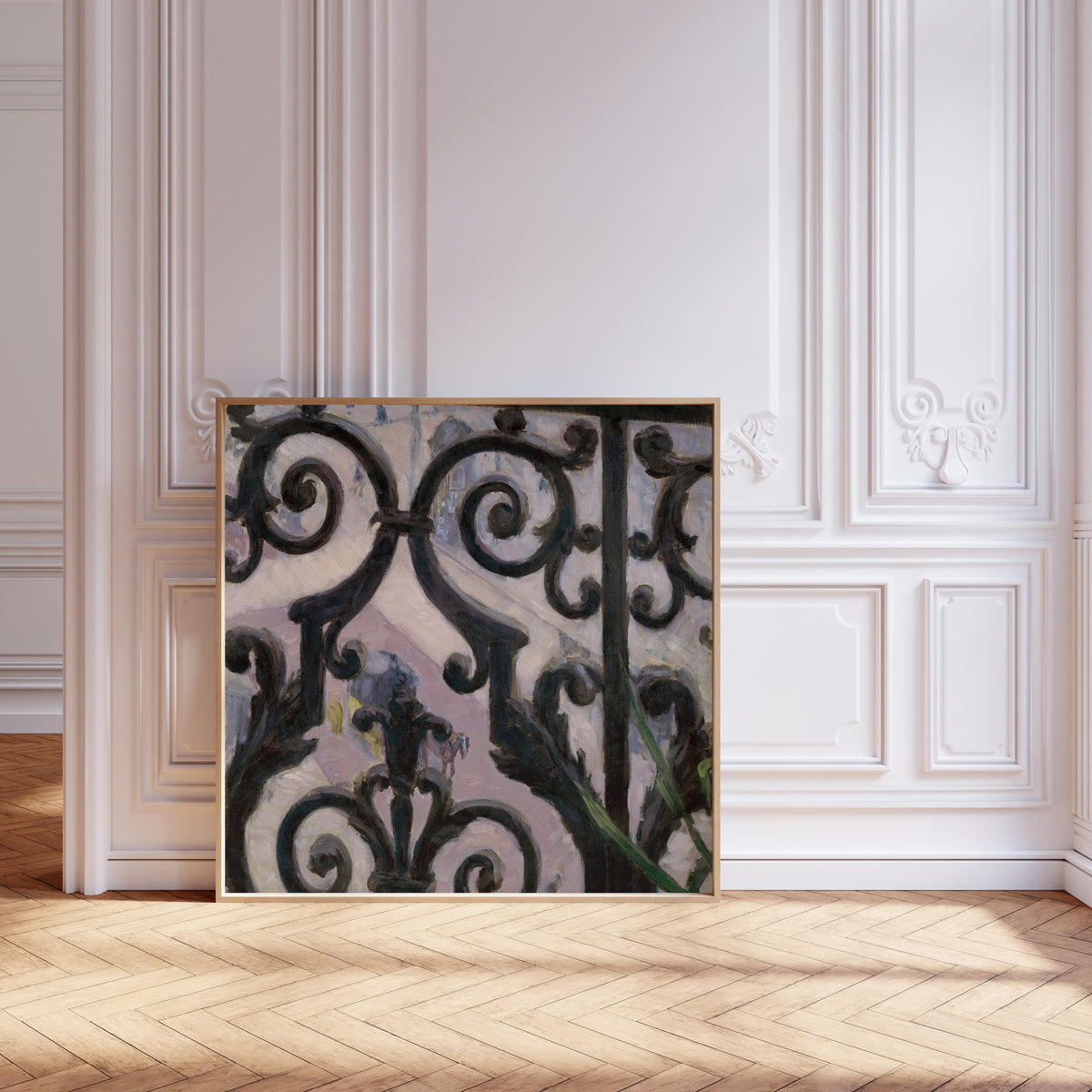 Gustave Caillebotte — View Seen Through a Balcony | Fine Art Print