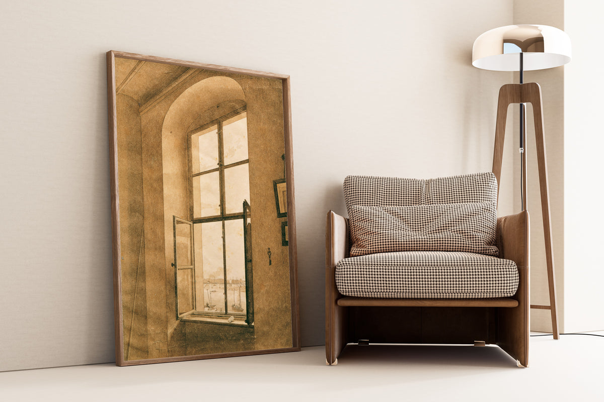 Caspar David Friedrich — View from the Artist's Studio | Fine Art Print