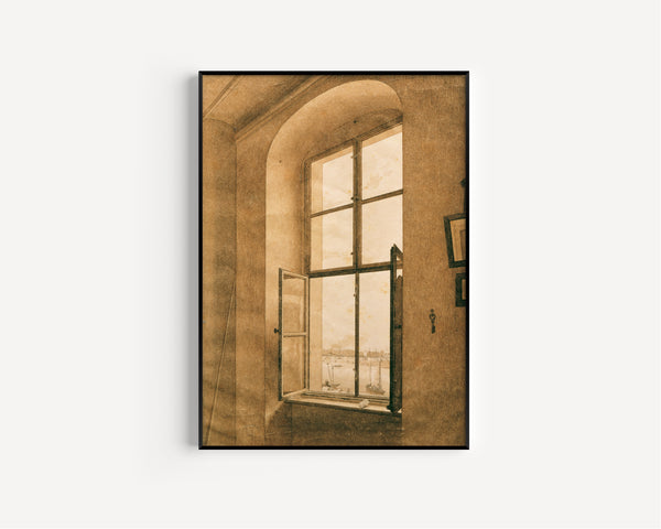 Caspar David Friedrich — View from the Artist's Studio | Fine Art Print