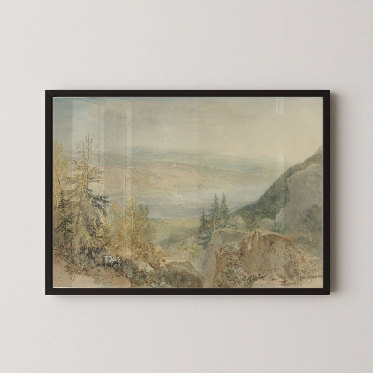 J.M.W. Turner — View of Farnley Hall in Yorkshire | Landscape Fine Art Print