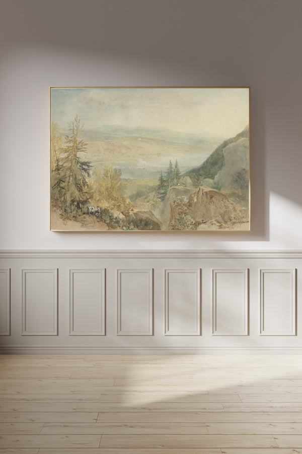 J.M.W. Turner — View of Farnley Hall in Yorkshire | Landscape Fine Art Print