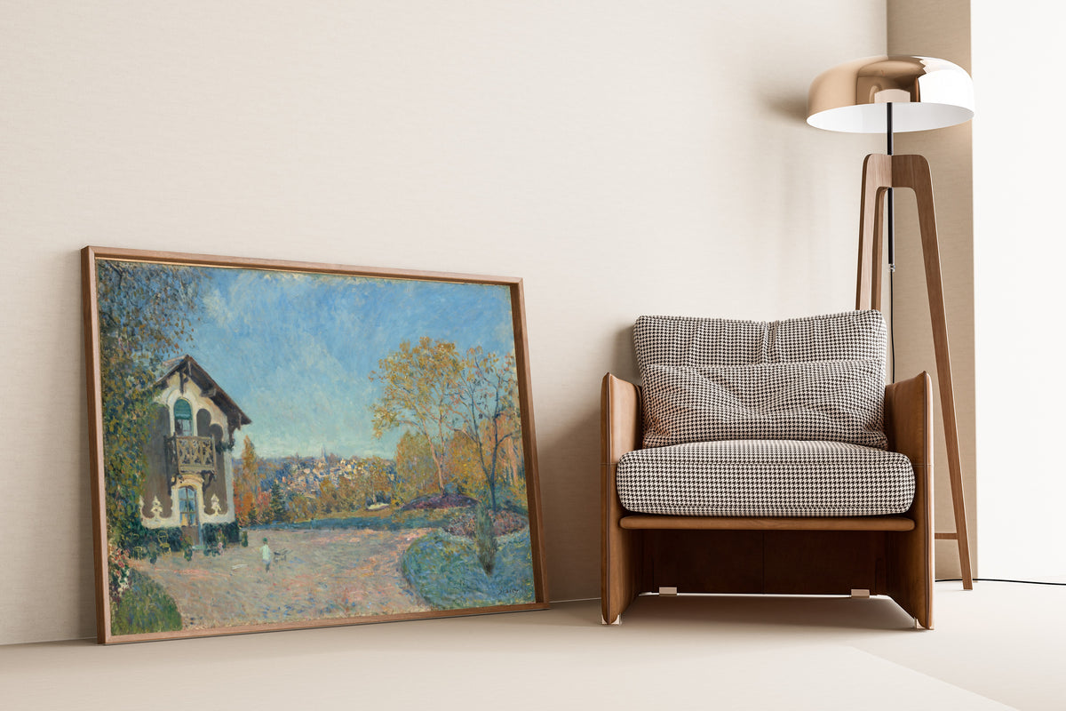 Alfred Sisley — View of Marly-le-Roi from Coeur-Volant | Fine Art Print
