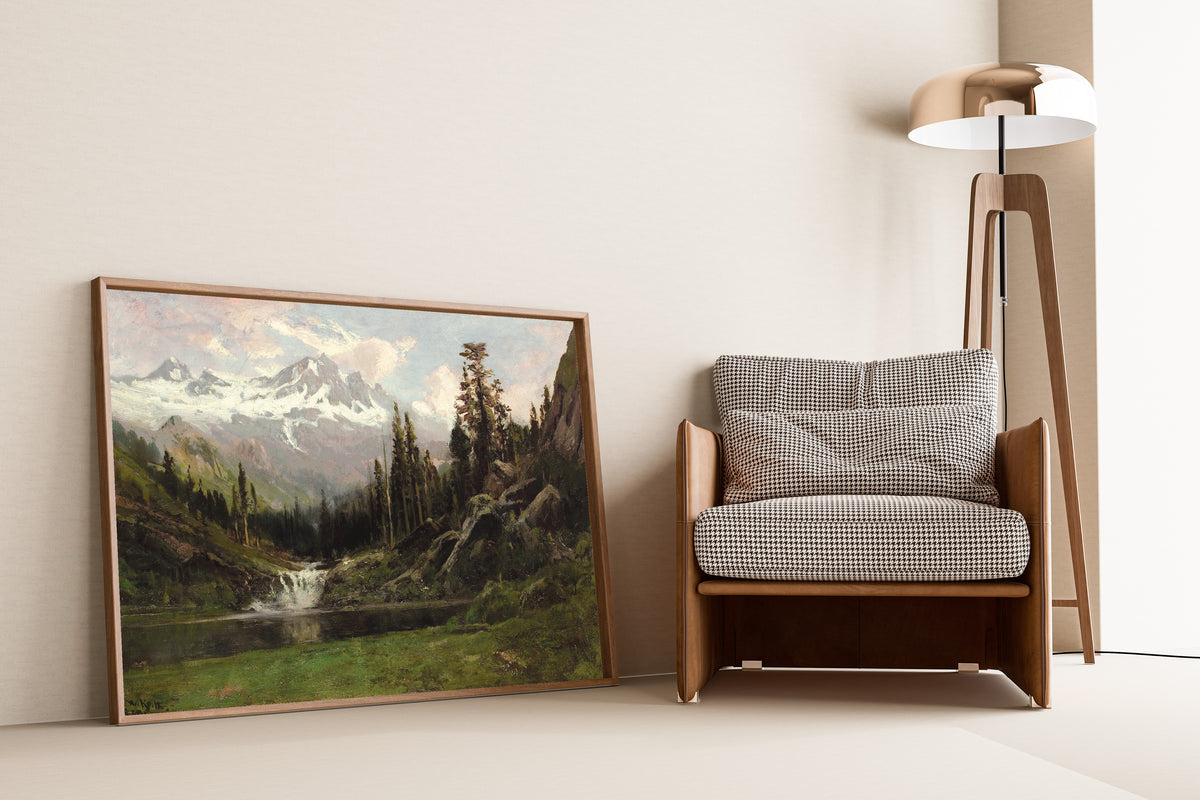 William Keith — View of Mount Shasta | Landscape Fine Art Print