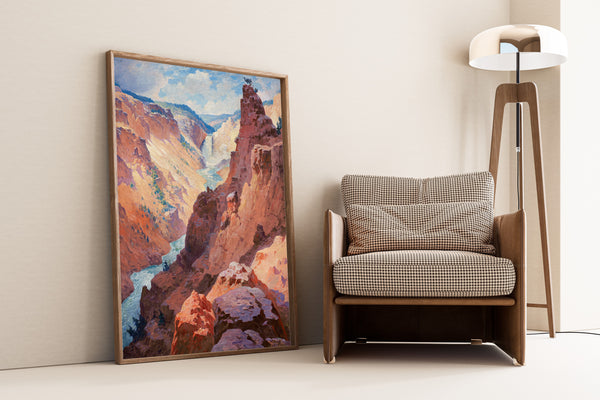 William Robinson Leigh — View of the Grand Canyon of the Yellowstone | Landscape Fine Art Print