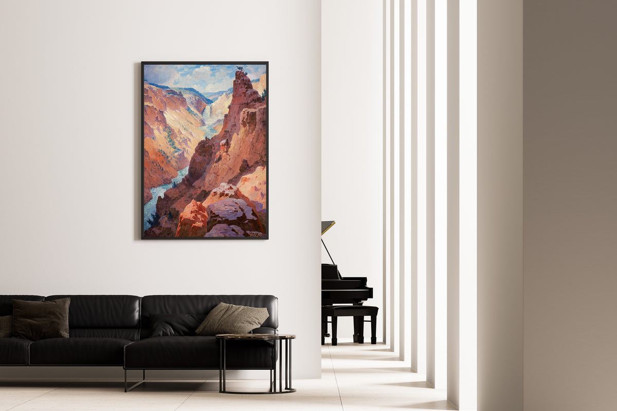 William Robinson Leigh — View of the Grand Canyon of the Yellowstone | Landscape Fine Art Print