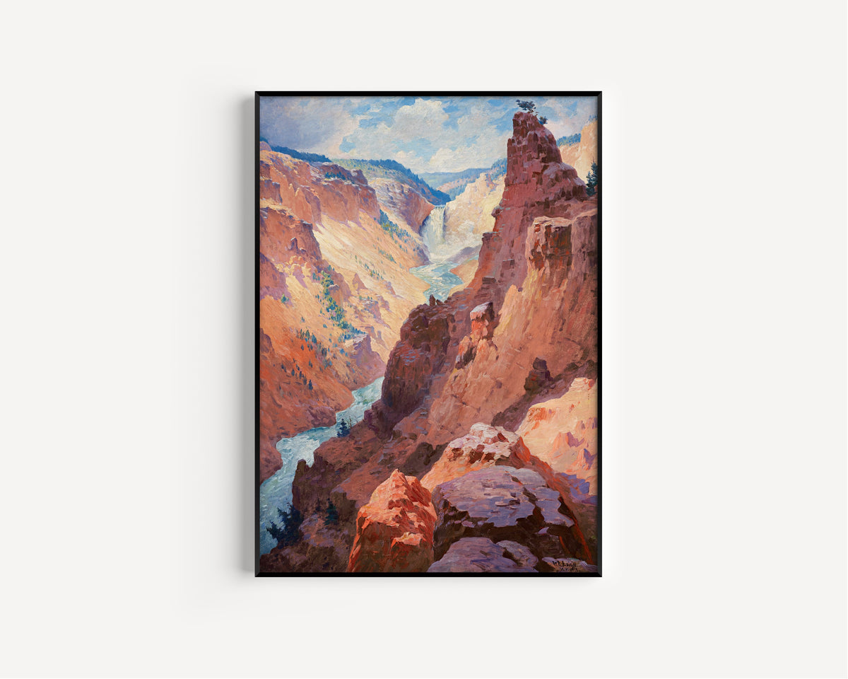 William Robinson Leigh — View of the Grand Canyon of the Yellowstone | Landscape Fine Art Print