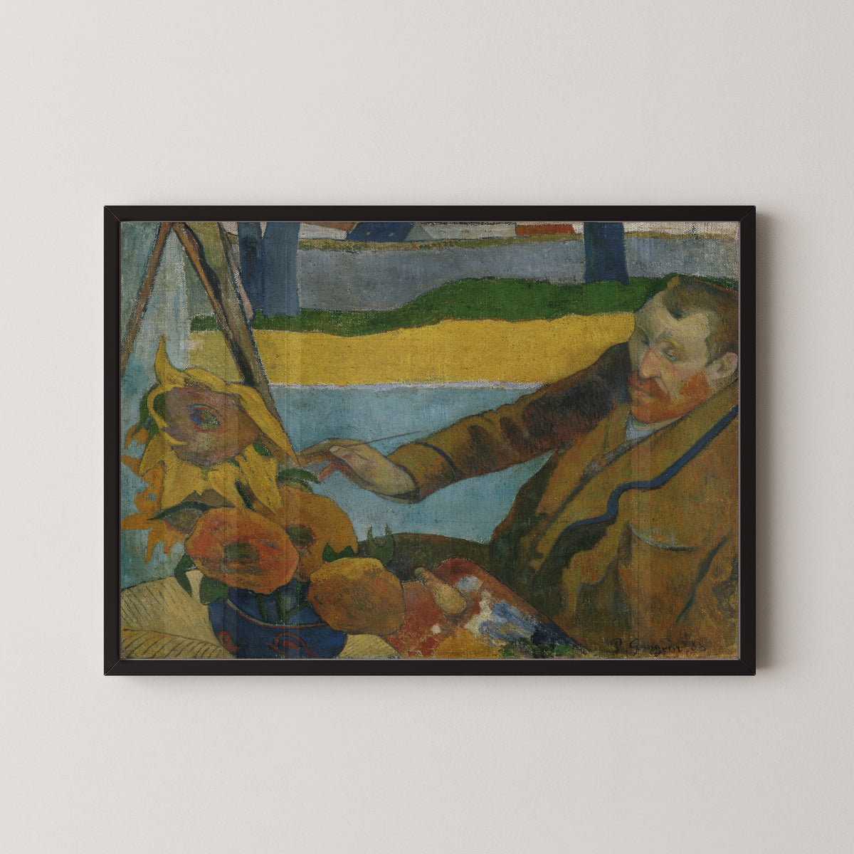 Paul Gauguin — Vincent van Gogh Painting Sunflowers | Fine Art Print