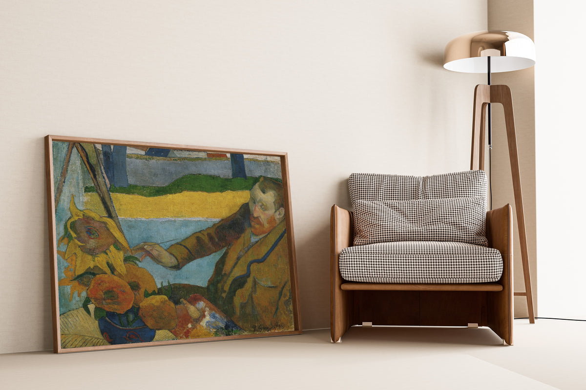Paul Gauguin — Vincent van Gogh Painting Sunflowers | Fine Art Print