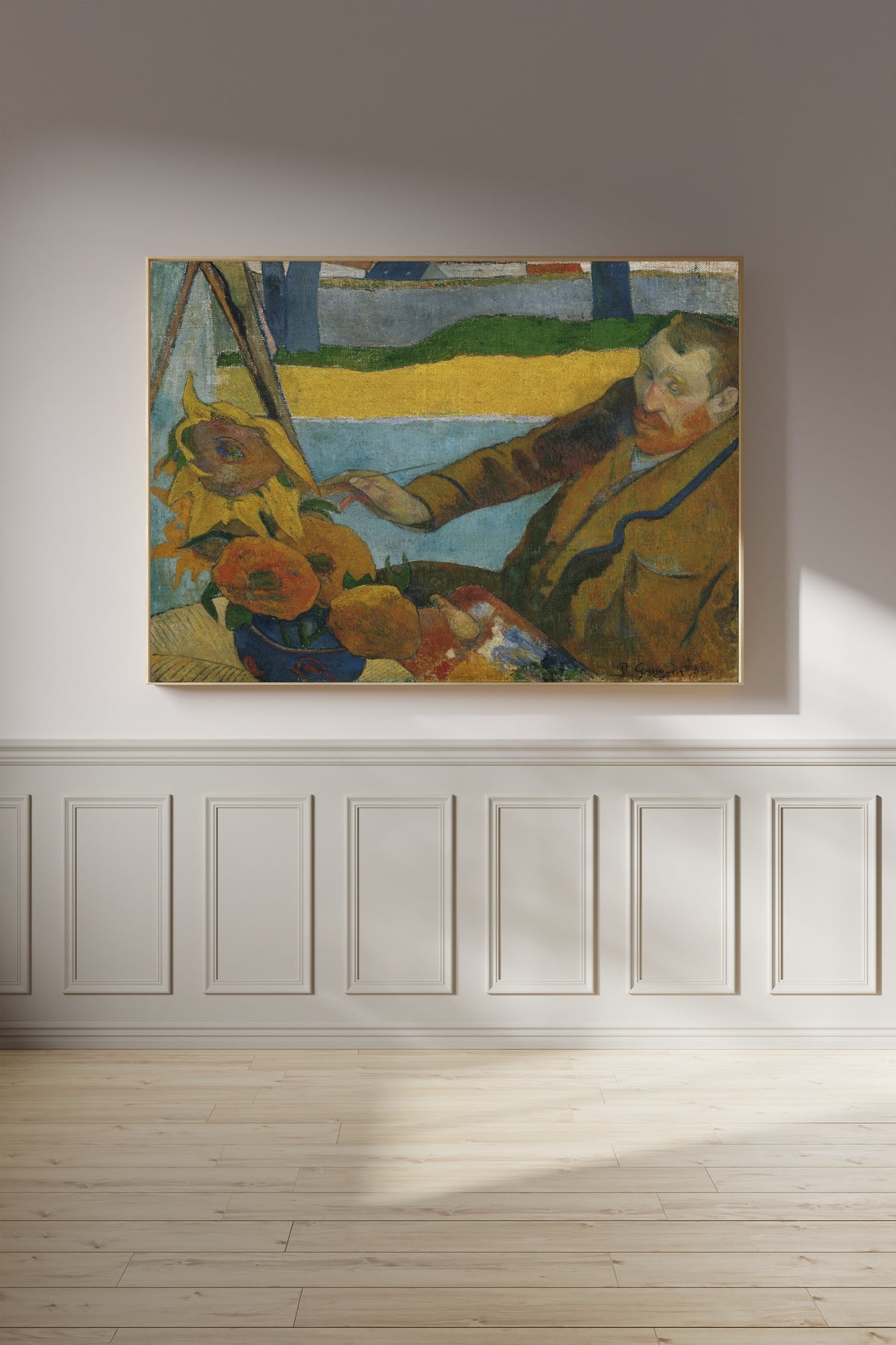 Paul Gauguin — Vincent van Gogh Painting Sunflowers | Fine Art Print