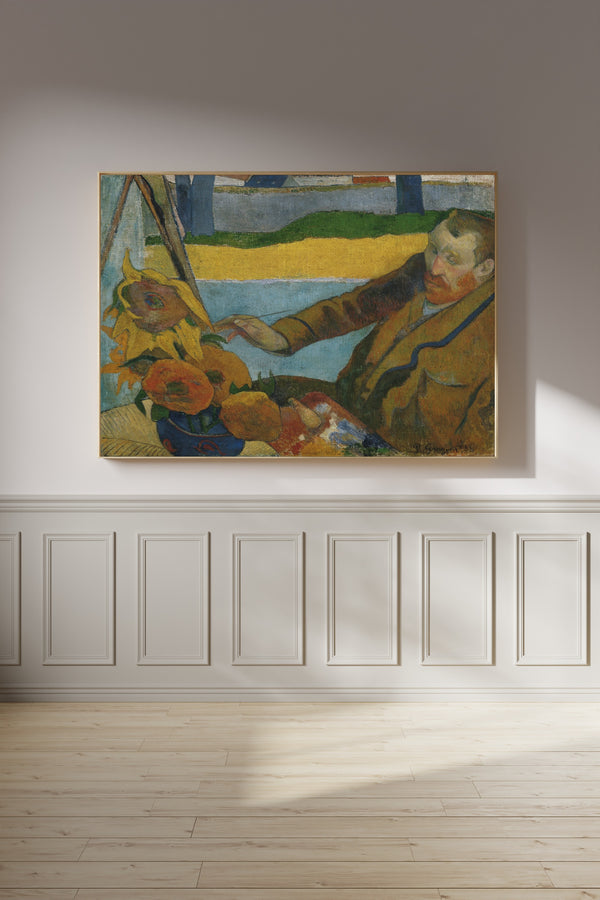 Paul Gauguin — Vincent van Gogh Painting Sunflowers | Fine Art Print