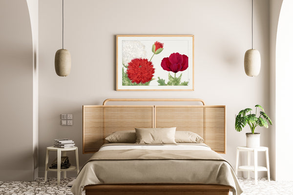 Tanigami Kōnan — Vintage poppy flower | Japanese Botanical Woodblock Print