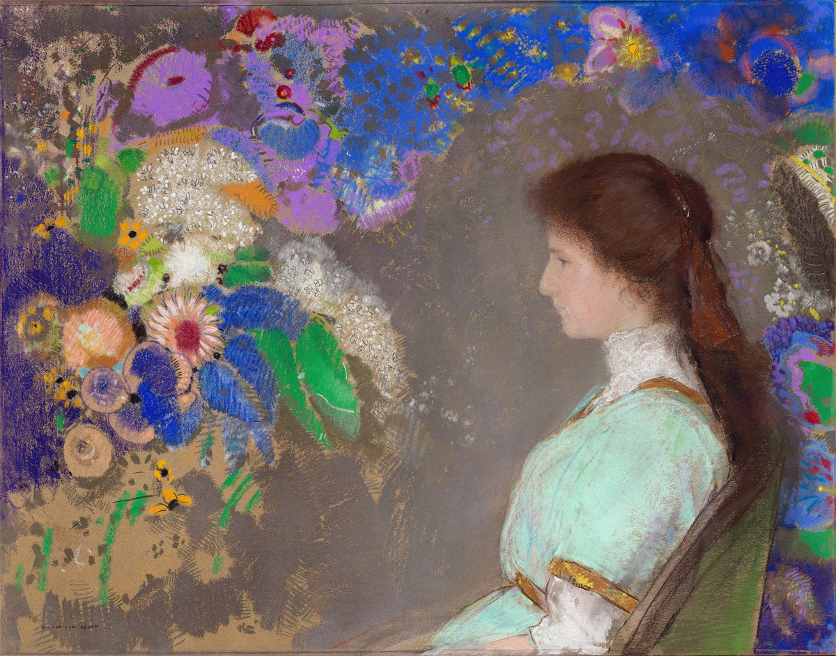 Odilon Redon — Violette Heymann | Symbolist Art Print