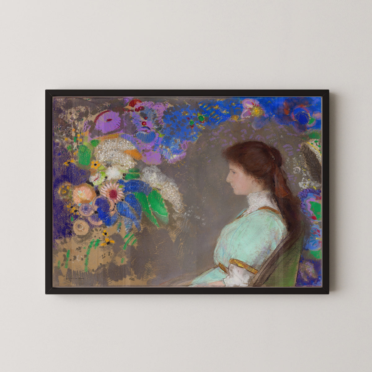 Odilon Redon — Violette Heymann | Symbolist Art Print