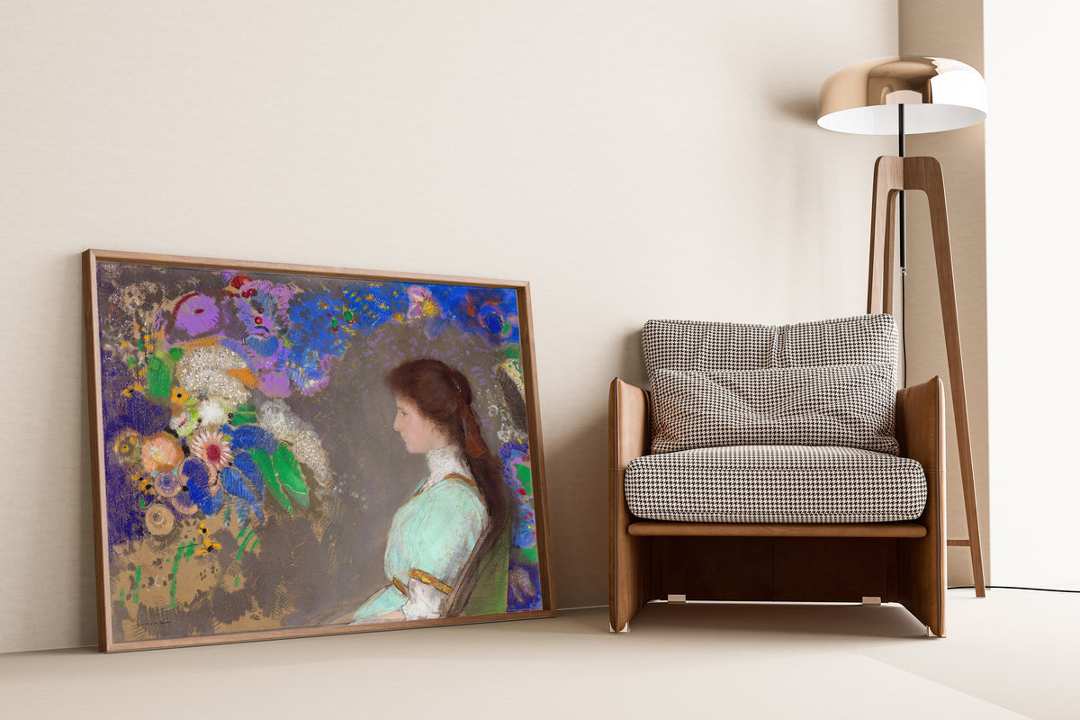 Odilon Redon — Violette Heymann | Symbolist Art Print