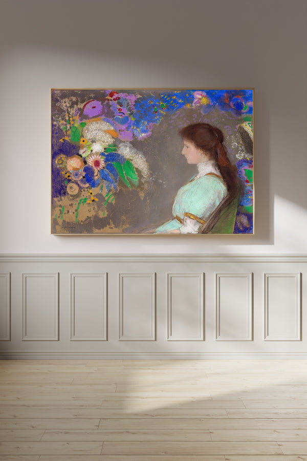 Odilon Redon — Violette Heymann | Symbolist Art Print