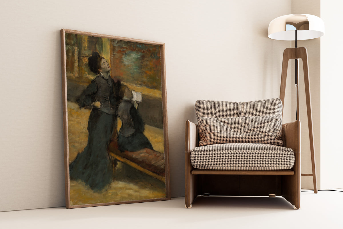 Edgar Degas — Visit to a Museum | Fine Art Print